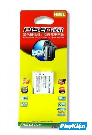 Pin Pisen NB-6L - Pin Máy Ảnh Canon